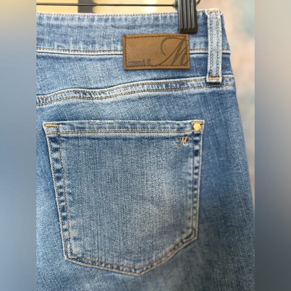 Mavi Anika Mid Rise Crop Flare Stretch Jeans Light Wash Women’s 27 - Picture 4 of 7